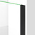DreamLine SHDR-4330300-09 Elegance-LS 58 1/2 - 60 1/2 in. W x 72 in. H Frameless Pivot Shower Door in Satin Black