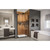 DreamLine SHDR-4332120-09 Elegance-LS 42 1/4 - 44 1/4 in. W x 72 in. H Frameless Pivot Shower Door in Satin Black