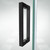 DreamLine SHDR-4332180-09 Elegance-LS 48 1/4 - 50 1/4 in. W x 72 in. H Frameless Pivot Shower Door in Satin Black