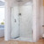 DreamLine SHDR-4332300-01 Elegance-LS 60 1/4 - 62 1/4 in. W x 72 in. H Frameless Pivot Shower Door in Chrome