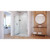 DreamLine SHDR-4332300-01 Elegance-LS 60 1/4 - 62 1/4 in. W x 72 in. H Frameless Pivot Shower Door in Chrome