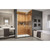 DreamLine SHDR-4334240-04 Elegance-LS 56 - 58 in. W x 72 in. H Frameless Pivot Shower Door in Brushed Nickel