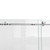DreamLine SHDR-61607610-08 Enigma-X 56-60 in. W x 76 in. H Fully Frameless Sliding Shower Door in Polished Stainless Steel