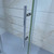 DreamLine SHDR-61607610-08 Enigma-X 56-60 in. W x 76 in. H Fully Frameless Sliding Shower Door in Polished Stainless Steel