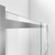 DreamLine SHDR-636076H-04 Essence-H 56-60 in. W x 76 in. H Semi-Frameless Bypass Shower Door in Brushed Nickel