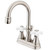 Kingston Brass Two Handle 4" Centerset Lavatory Faucet with Brass Pop-Up Drain - Brushed Nickel KS2618PX
