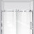 DreamLine SHDR-6560620-08 Enigma Sky 56-60 in. W x 62 in. H Frameless Sliding Tub Door in Polished Stainless Steel