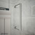 DreamLine SHEN-2424303430-01 Unidoor Plus 54 in. W x 30 3/8 in. D x 72 in. H Frameless Hinged Shower Enclosure in Chrome