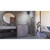 DreamLine SHEN-2428303630-09 Unidoor Plus 58 in. W x 30 3/8 in. D x 72 in. H Frameless Hinged Shower Enclosure in Satin Black