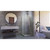 DreamLine SHEN-24355340-04 Unidoor Plus 35 1/2 in. W x 34 3/8 in. D x 72 in. H Frameless Hinged Shower Enclosure in Brushed Nickel
