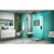 DreamLine SHEN-24440340-09 Unidoor Plus 44 in. W x 34 3/8 in. D x 72 in. H Frameless Hinged Shower Enclosure in Satin Black