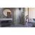 DreamLine SHEN-24465340-06 Unidoor Plus 46 1/2 in. W x 34 3/8 in. D x 72 in. H Frameless Hinged Shower Enclosure, Clear Glass, Oil Rubbed Bronze
