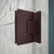 DreamLine SHEN-24550300-06 Unidoor Plus 55 in. W x 30 3/8 in. D x 72 in. H Frameless Hinged Shower Enclosure in Oil Rubbed Bronze
