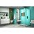 DreamLine SHEN-24560340-09 Unidoor Plus 56 in. W x 34 3/8 in. D x 72 in. H Frameless Hinged Shower Enclosure in Satin Black