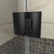 DreamLine SHEN-2634340-09 Prism Plus 34 in. D x 34 in. W x 72 in. H Frameless Hinged Shower Enclosure in Satin Black