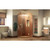 DreamLine SHEN-2636360-04 Prism Plus 36 in. D x 36 in. W x 72 in. H Frameless Hinged Shower Enclosure in Brushed Nickel