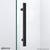 DreamLine SHEN-2638380-09 Prism Plus 38 in. D x 38 in. W x 72 in. H Frameless Hinged Shower Enclosure in Satin Black