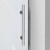 DreamLine SHEN-6132482-08 Enigma-XO 32 1/2 in. D x 44 3/8-48 3/8 in. W x 76 in. H Frameless Shower Enclosure in Polished Stainless Steel