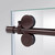 DreamLine SHEN-6134482-06 Enigma-XO 34 1/2 in. D x 44 3/8-48 3/8 in. W x 76 in. H Frameless Shower Enclosure in Oil Rubbed Bronze Stainless Steel