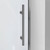 DreamLine SHEN-6134542-07 Enigma-XO 34 1/2 in. D x 50-54 in. W x 76 in. H Frameless Shower Enclosure in Brushed Stainless Steel