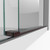 DreamLine SHEN-6134722-06 Enigma-XO 34 1/2 in. D x 68 3/8-72 3/8 in. W x 76 in. H Frameless Shower Enclosure in Oil Rubbed Bronze Stainless Steel