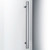 DreamLine SHEN-6434480-08 Enigma Air 34 3/4 in. D x 48 3/8 in. W x 76 in. H Frameless Sliding Shower Enclosure in Polished Stainless Steel