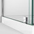 DreamLine SHEN-6434480-08 Enigma Air 34 3/4 in. D x 48 3/8 in. W x 76 in. H Frameless Sliding Shower Enclosure in Polished Stainless Steel