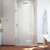 DreamLine SHDR-243107210-04 Unidoor Plus 31-31 1/2 in. W x 72 in. H Frameless Hinged Shower Door in Brushed Nickel