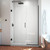 DreamLine SHDR-244557210-09 Unidoor Plus 45 1/2 - 46 in. W x 72 in. H Frameless Hinged Shower Door in Satin Black