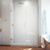 DreamLine SHDR-244907210-04 Unidoor Plus 49-49 1/2 in. W x 72 in. H Frameless Hinged Shower Door in Brushed Nickel