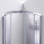 DreamLine DL-6702-89-01 Prime 36 in. D x 36 in. W x 74 3/4 in. H Clear Framed Sliding Shower Enclosure in Chrome, Corner Drain Black Base Kit
