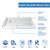 DreamLine DL-6719L-01CL Flex 36 in. D x 48 in. W x 74 3/4 in. H Semi-Frameless Pivot Shower Enclosure in Chrome with Left Drain White Base Kit