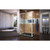 DreamLine DL-6719L-88-01 Flex 36 in. D x 48 in. W x 74 3/4 in. H Semi-Frameless Pivot Shower Enclosure in Chrome with Left Drain Black Base Kit