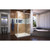 DreamLine DL-6719R-22-01 Flex 36 in. D x 48 in. W x 74 3/4 in. H Semi-Frameless Pivot Shower Enclosure in Chrome and Right Drain Biscuit Base Kit