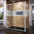 DreamLine DL-6720L-88-01 Flex 36 in. D x 60 in. W x 74 3/4 in. H Semi-Frameless Pivot Shower Enclosure in Chrome with Left Drain Black Base Kit