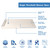 DreamLine DL-6942L-22-04 Charisma 34 in. D x 60 in. W x 78 3/4 in. H Frameless Bypass Shower Door in Brushed Nickel with Left Drain Biscuit Base