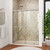 DreamLine DL-6942R-22-04 Charisma 34 in. D x 60 in. W x 78 3/4 in. H Frameless Bypass Shower Door in Brushed Nickel with Right Drain Biscuit Base