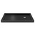 DreamLine DL-6950R-88-01 Duet 30 in. D x 60 in. W x 74 3/4 in. H Semi-Frameless Bypass Shower Door in Chrome and Right Drain Black Base