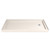 DreamLine DL-6952R-22-01 Duet 34 in. D x 60 in. W x 74 3/4 in. H Semi-Frameless Bypass Shower Door in Chrome and Right Drain Biscuit Base