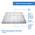 DreamLine DL-6953C-22-01 Duet 36 in. D x 60 in. W x 74 3/4 in. H Semi-Frameless Bypass Shower Door in Chrome and Center Drain Biscuit Base