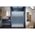 DreamLine DL-6972R-22-04F Infinity-Z 34 in. D x 60 in. W x 74 3/4 in. H Frosted Sliding Shower Door in Brushed Nickel and Right Drain Biscuit Base