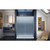 DreamLine DL-6973R-04FR Infinity-Z 36 in. D x 60 in. W x 74 3/4 in. H Frosted Sliding Shower Door in Brushed Nickel and Right Drain White Base