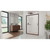 DreamLine DL-6975C-22-06 Infinity-Z 36 in. D x 48 in. W x 74 3/4 in. H Clear Sliding Shower Door in Oil Rubbed Bronze, Center Drain Biscuit Base