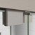 DreamLine DL-7004C-22-04 Encore 30 in. D x 60 in. W x 78 3/4 in. H Bypass Shower Door in Brushed Nickel and Center Drain Biscuit Base Kit