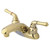 Kingston Brass Two Handle 4" Centerset Lavatory Faucet - Polished Brass KB622LP
