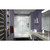 DreamLine DL-6112L-04CL Visions 30 in. D x 60 in. W x 76 3/4 in. H Sliding Shower Door in Brushed Nickel with Left Drain White Base, Backwalls