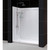DreamLine DL-6113L-01CL Visions 32 in. D x 60 in. W x 76 3/4 in. H Sliding Shower Door in Chrome with Left Drain White Base, Backwalls