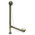 Kingston Brass CC2098 Clawfoot Tub Waste And Overflow Drain - 20 Gauge - Brushed Nickel