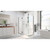 DreamLine E1240634-09 Unidoor-X 36 in. W x 34 3/8 in. D x 72 in. H Hinged Shower Enclosure in Satin Black