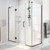 DreamLine E12514534-06 Unidoor-X 45 1/2 in. W x 34 3/8 in. D x 72 in. H Frameless Hinged Shower Enclosure in Oil Rubbed Bronze